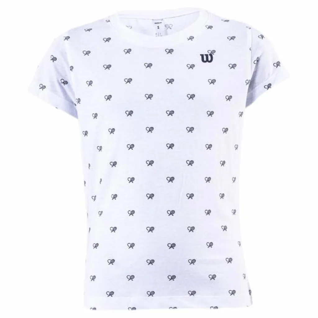 Wilson Cause A Racket Tech Tee White* Racketsporter