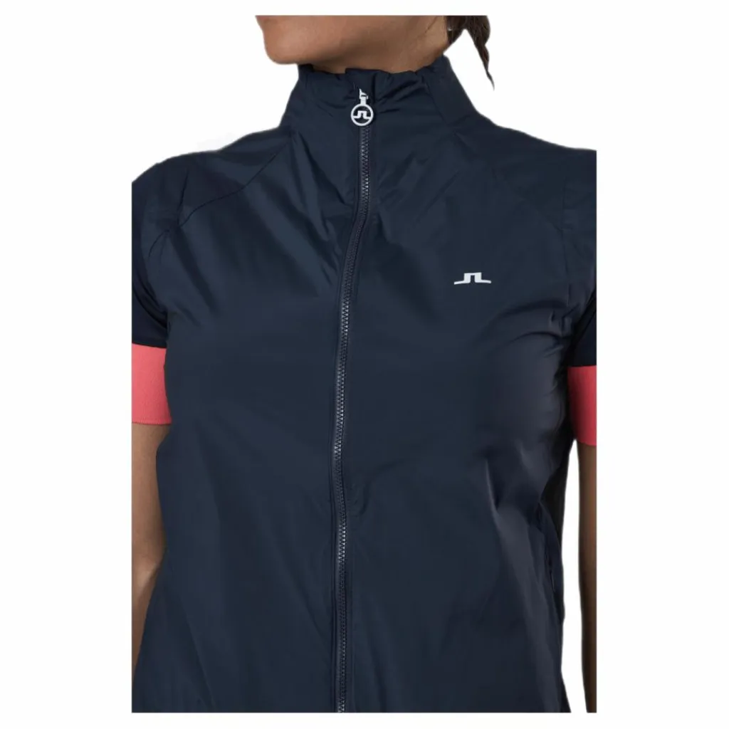 J.Lindeberg Celest Golf Vest Blue* Golf|T-Shirts