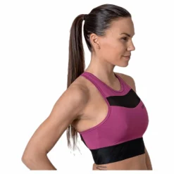 Craft Charge Cropped Mesh Singlet Purple* Linnen|Träning