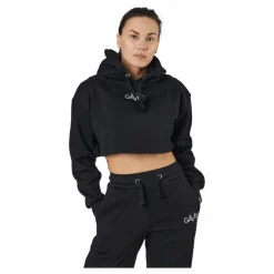 Gavelo Chill Lounge Cropped Hoodie Black* Träning|Tröjor