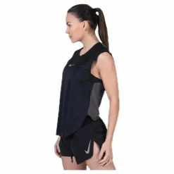 Nike City Sleek Tank Cool Black/Grey* Linnen|Löpning