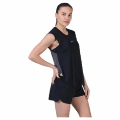 Nike City Sleek Tank Cool Black/Grey* Linnen|Löpning
