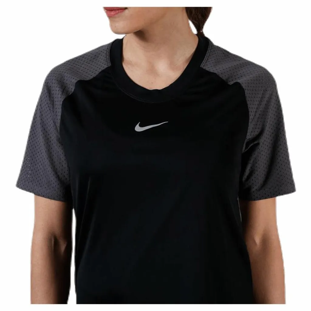 Nike City Sleek Top SS Cool Black/Grey* T-Shirts|Löpning