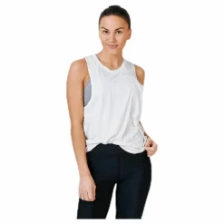 Wyte Clara Tank Top Grey* Linnen|Träning