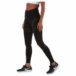 Casall Classic Printed 7/8 Tights Brown/Black* Tights|Träning