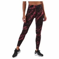 Casall Classic Printed 7/8 Tights Pink* Tights|Träning