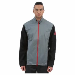 adidas Climaproof Heathered Jacket Black/Grey* Golf|Jackor