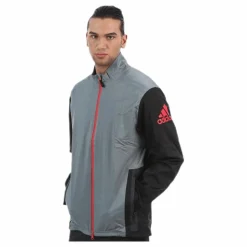 adidas Climaproof Heathered Jacket Black/Grey* Golf|Jackor
