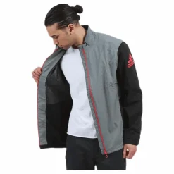 adidas Climaproof Heathered Jacket Black/Grey* Golf|Jackor