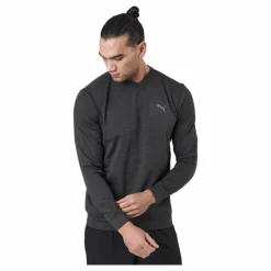 Puma Golf Cloudspun Crewneck Puma Black Heather* Golf|Tröjor