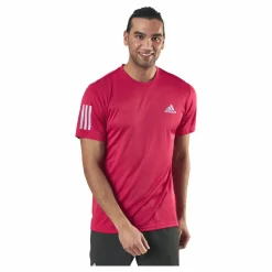 adidas Tennis Club 3 Stripes Tee Pink* Racketsporter