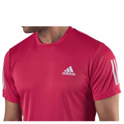 adidas Tennis Club 3 Stripes Tee Pink* Racketsporter