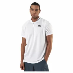 adidas Tennis Club Rib Polo White* Racketsporter|T-Shirts