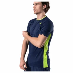 ASICS Club SS Tee Blue/Yellow* T-Shirts|Racketsporter