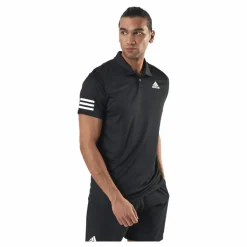 adidas Tennis Club 3-Stripe Polo Black* T-Shirts|Racketsporter
