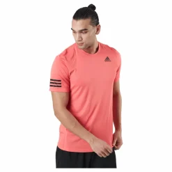 adidas Tennis Club 3-stripe Tee 000/red* Racketsporter|T-Shirts