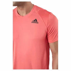 adidas Tennis Club 3-stripe Tee 000/red* Racketsporter|T-Shirts