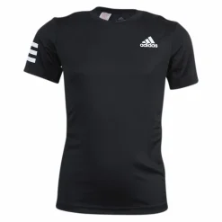adidas Tennis Club 3-Stripe White/Black*Barn T-Shirts|Racketsporter