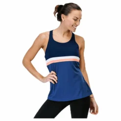 adidas Club Tank W Blue/Orange* Racketsporter|Linnen