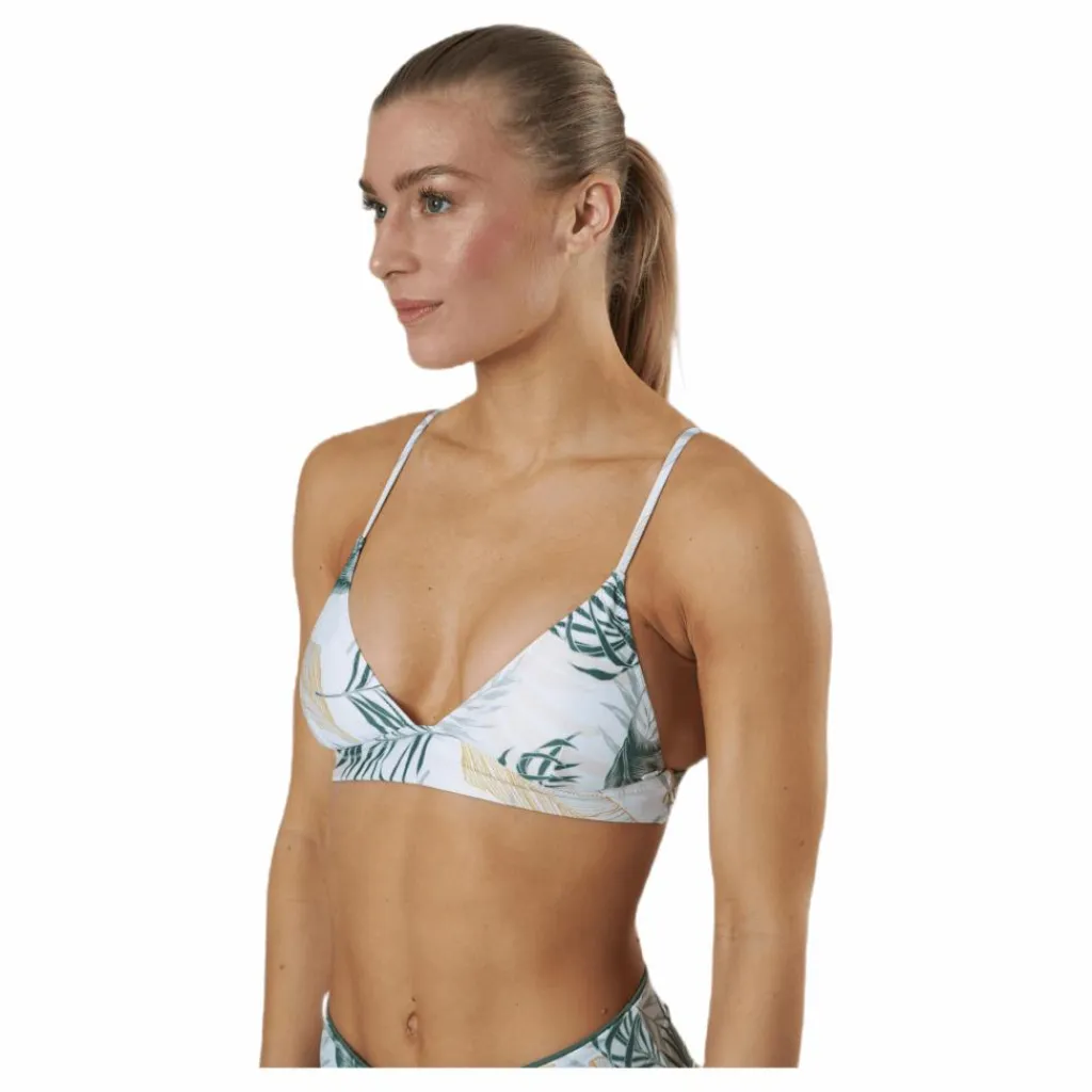 Rip Curl Coastal Palms Longline Triangle White/Green* Simning|Badkläder