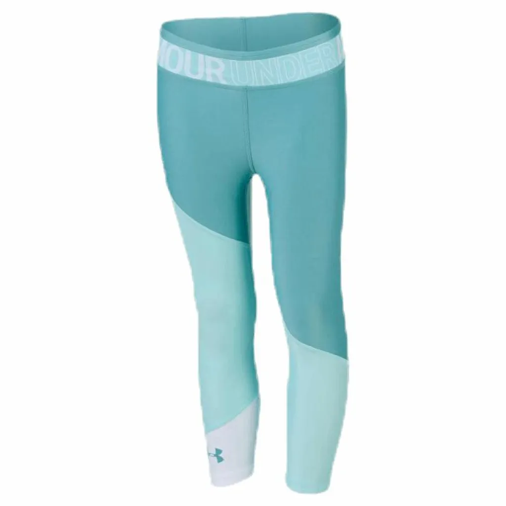 Under Armour Color Block Ankle Crop Youth Blue*Barn Tights|Träning