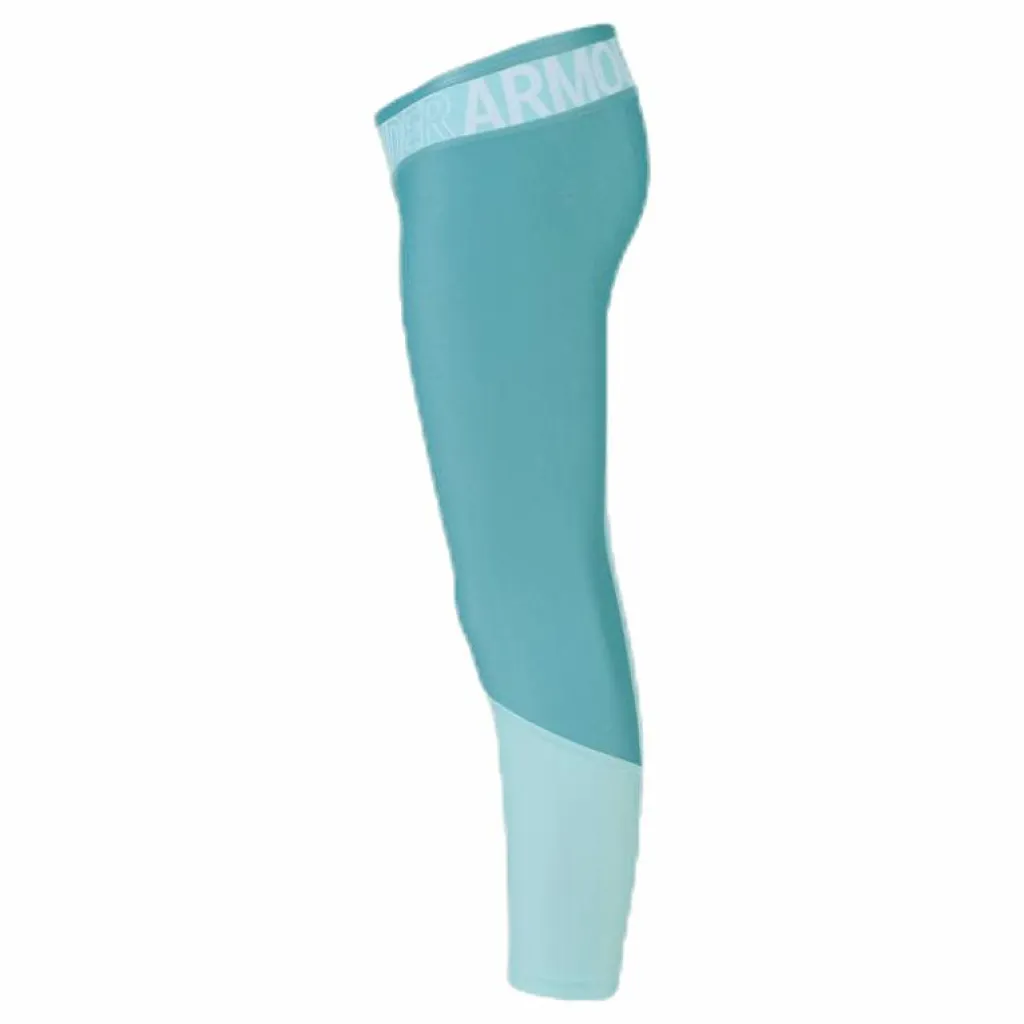 Under Armour Color Block Ankle Crop Youth Blue*Barn Tights|Träning