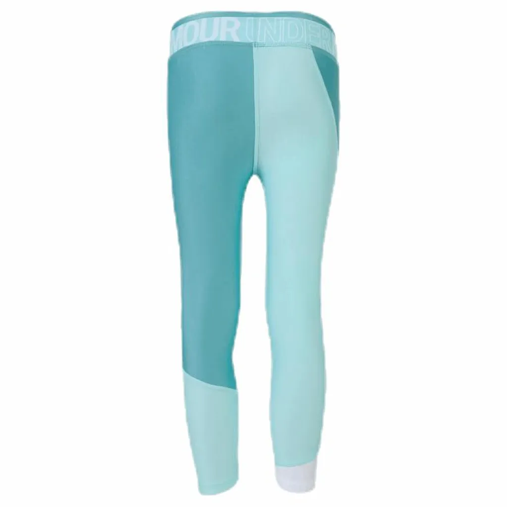 Under Armour Color Block Ankle Crop Youth Blue*Barn Tights|Träning