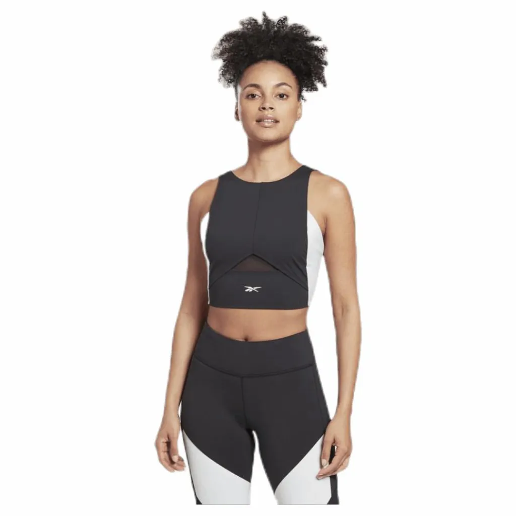 Reebok Colorblock Crop Top Black* Linnen|Träning