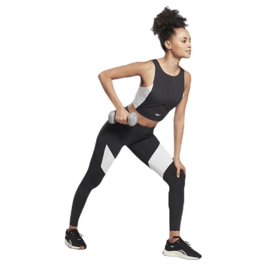 Reebok Colorblock Crop Top Black* Linnen|Träning