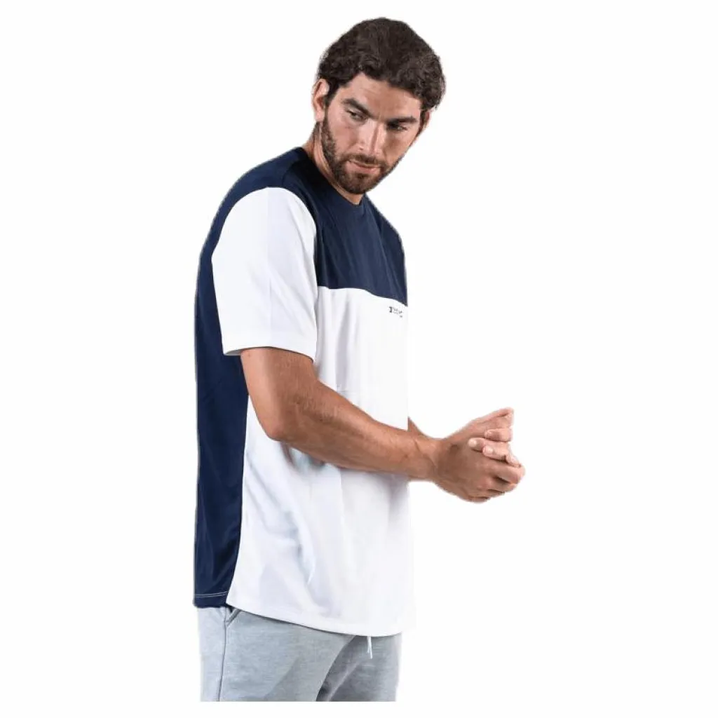 Tommy Hilfiger Sport Colourblock Logo Tee White* T-Shirts|Träning