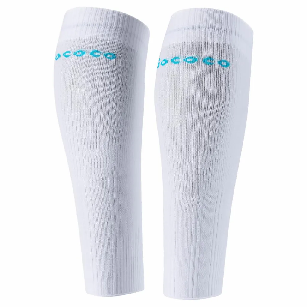 Gococo Compression Calf Sleeves White* Löpning|Hjälmar Och Skydd