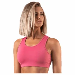 Stay in place Compression Sports Bra C/D Pink* Sport-Bh:Ar|Löpning
