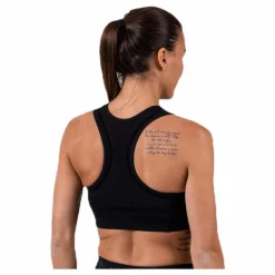 Stay in place Compression Sports Bra C/D Black* Sport-Bh:Ar|Löpning