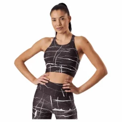 Casall Concious Connected Sports Top Brown/White* Sport-Bh:Ar|Träning