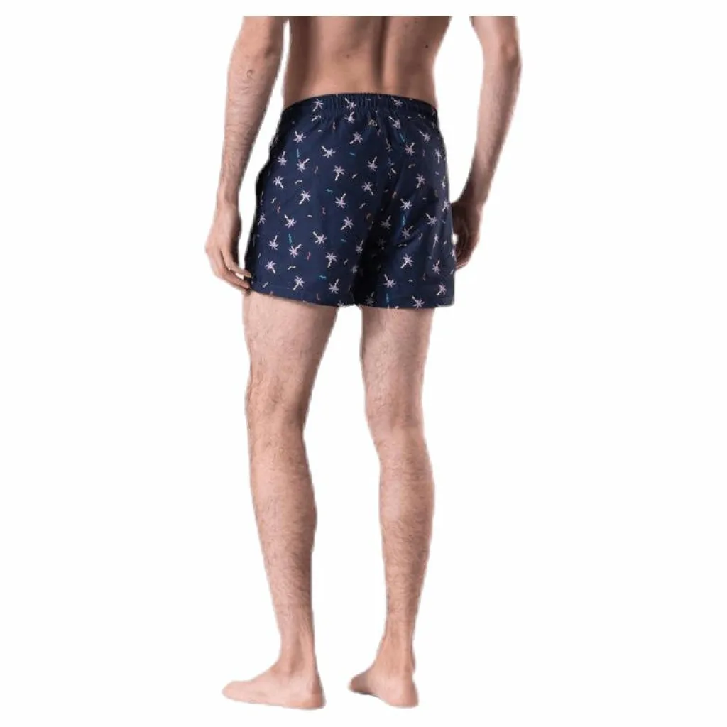 Happy Socks Confetti Palm Swim Shorts Blue* Simning|Badkläder