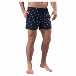 Happy Socks Confetti Palm Swim Shorts Blue* Simning|Badkläder
