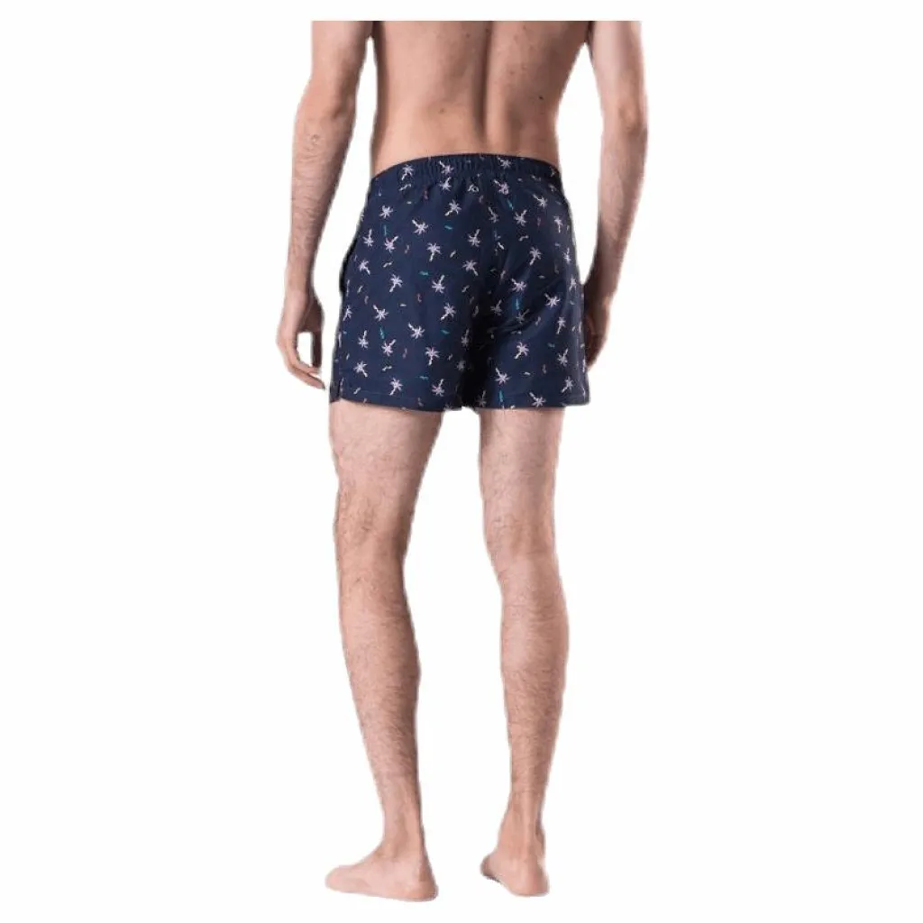 Happy Socks Confetti Palm Swim Shorts Blue* Simning|Badkläder