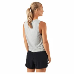 2XU Contender Crop Tank-W Grey* Linnen|Träning