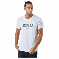 2XU Contender Tee White/trailscape* Löpning|Träning
