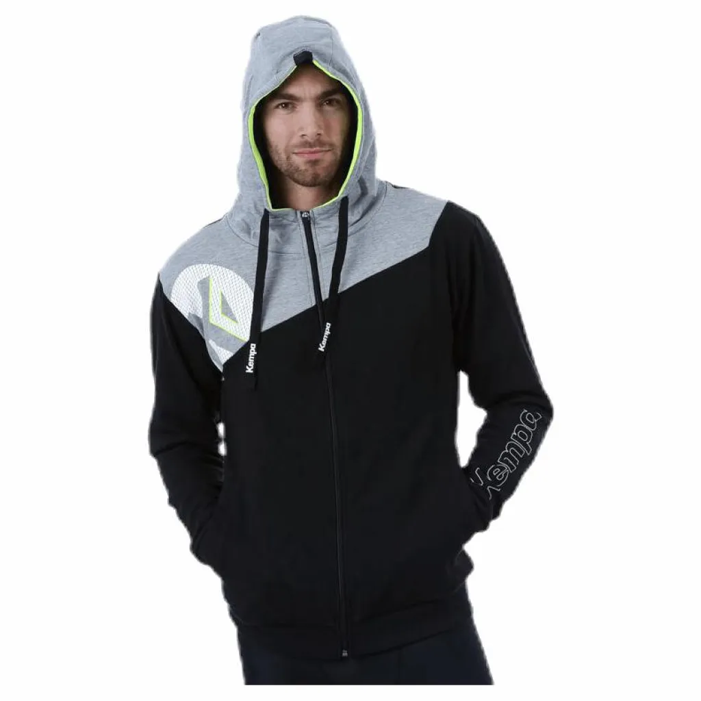 Kempa Core 2.0 Hood Jacket Black/Grey* Inomhussporter|Tröjor