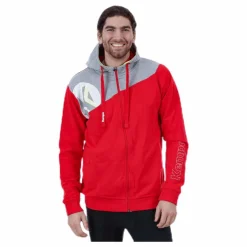Kempa Core 2.0 Hood Jacket Grey/Red* Inomhussporter|Tröjor