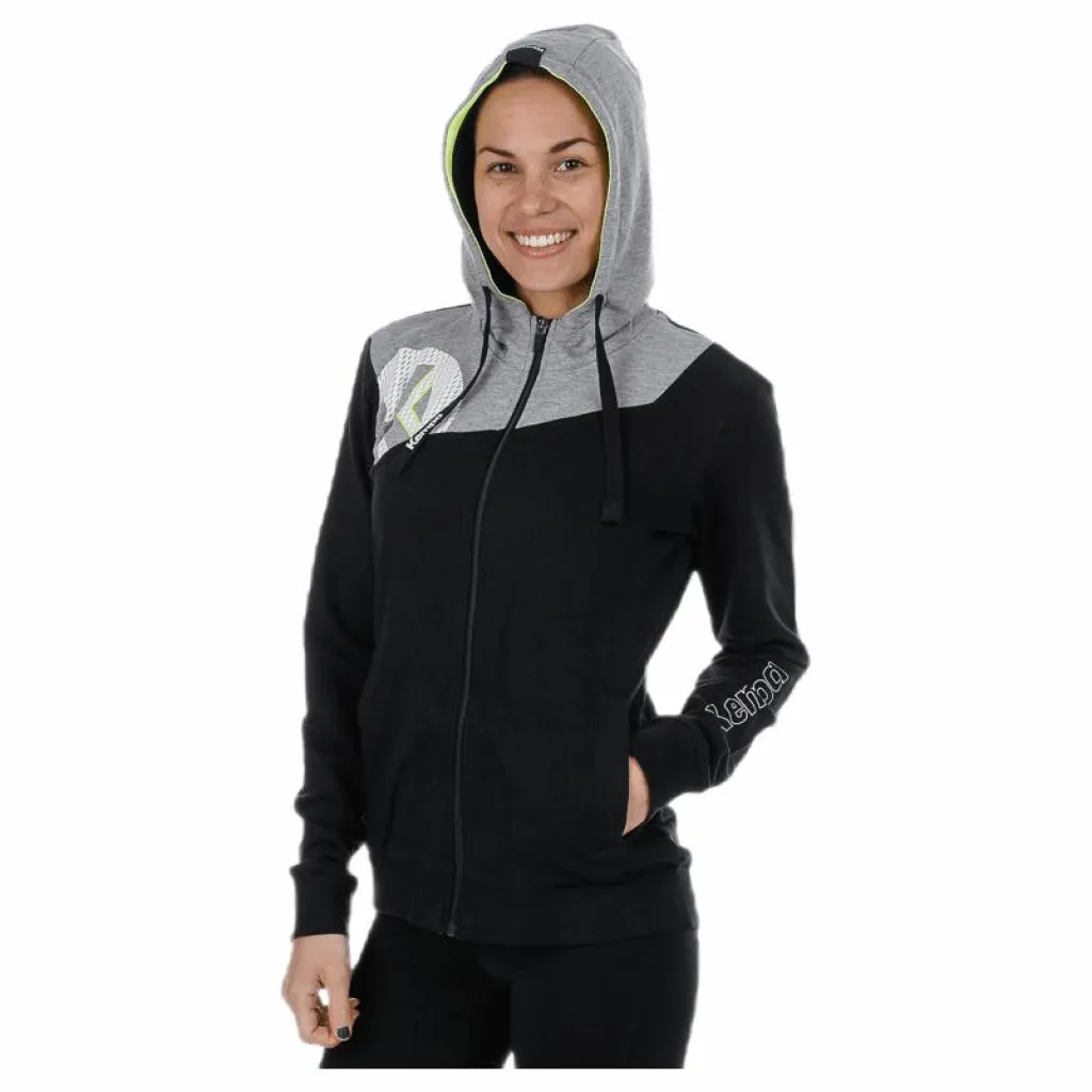 Kempa Core 2.0 Hood Jacket W Black/Grey* Inomhussporter