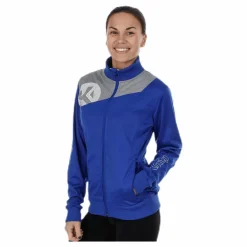 Kempa Core 2.0 Poly Jacket W Blue/Grey* Inomhussporter|Tröjor