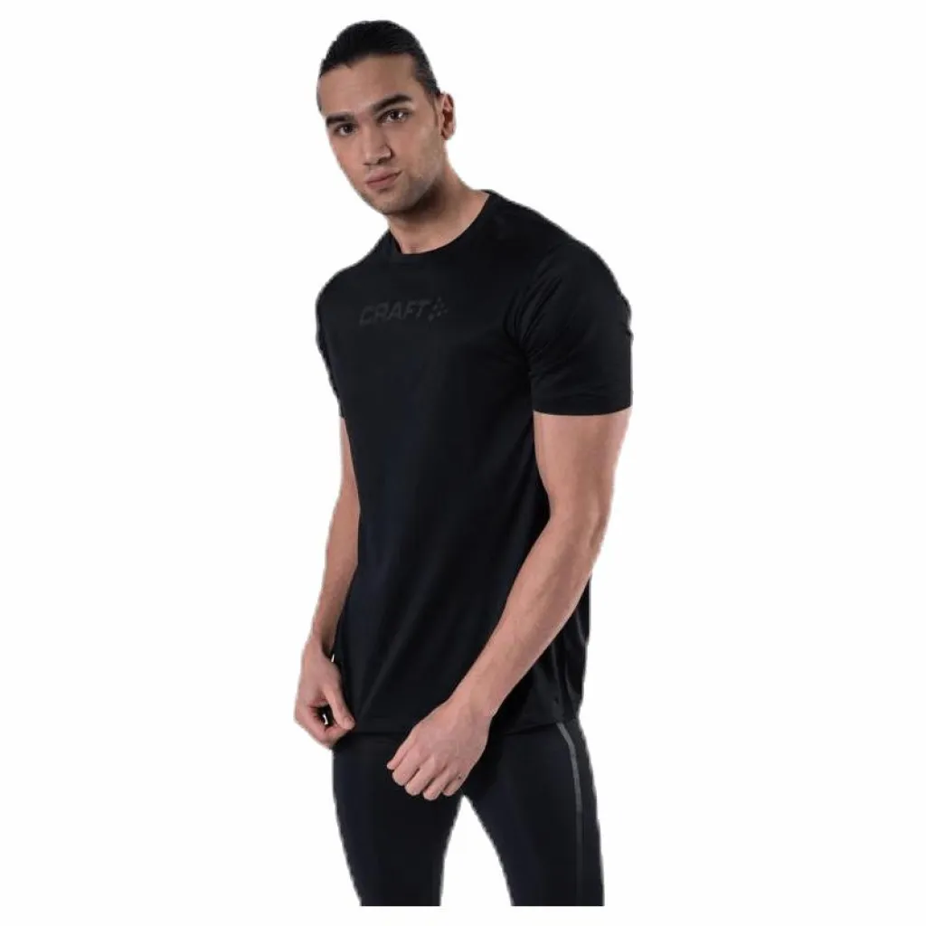 Craft Core Essence SS Mesh Tee Black* T-Shirts|Träning
