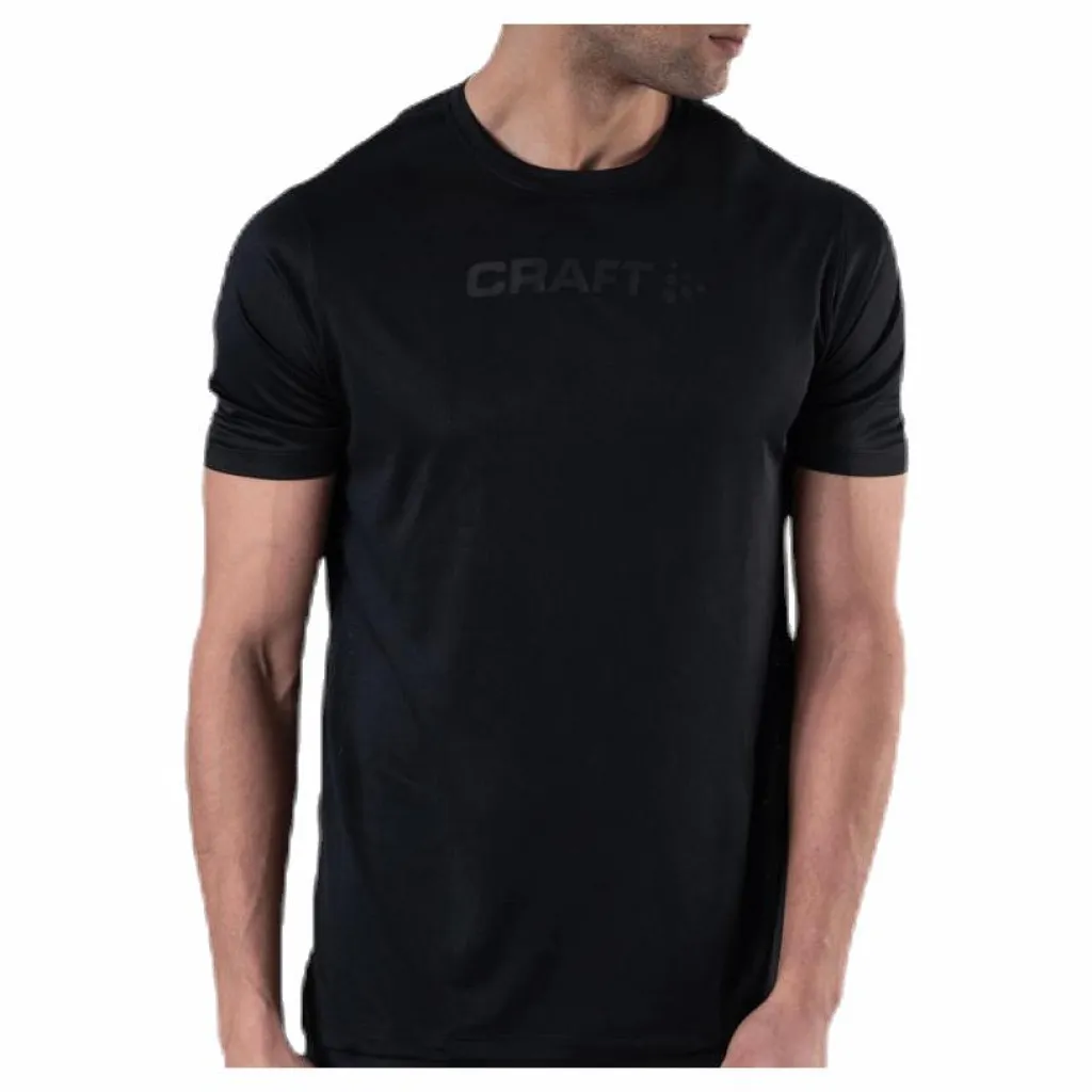 Craft Core Essence SS Mesh Tee Black* T-Shirts|Träning