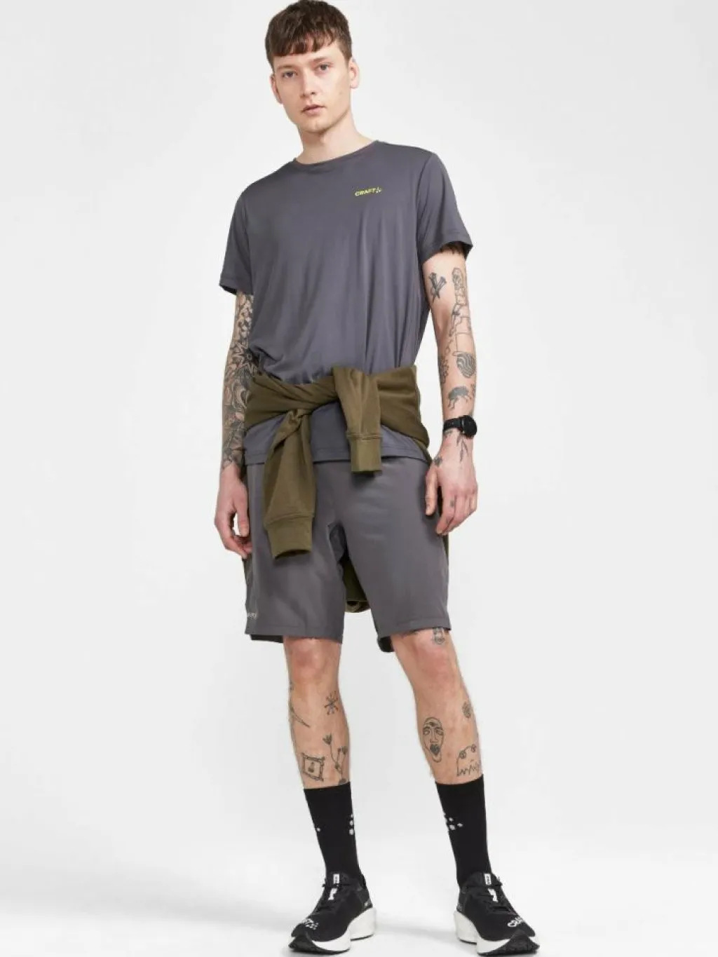 Craft Core Essence Ss Tee M Granite* Löpning|Träning