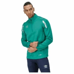 Umbro Core Sweat Half Zip Green* Fotboll|Tröjor