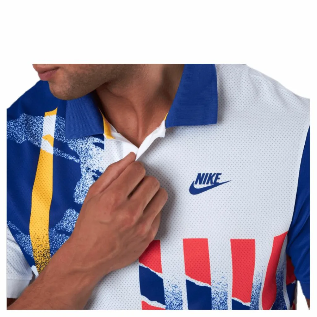 Nike Court Advantage Polo Blue/White/Red* Racketsporter