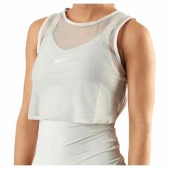 Nike Court Dri-FIT Tank Beige* Linnen|Racketsporter