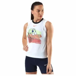 Nike Court Dri-FIT Tank White/Black* Racketsporter
